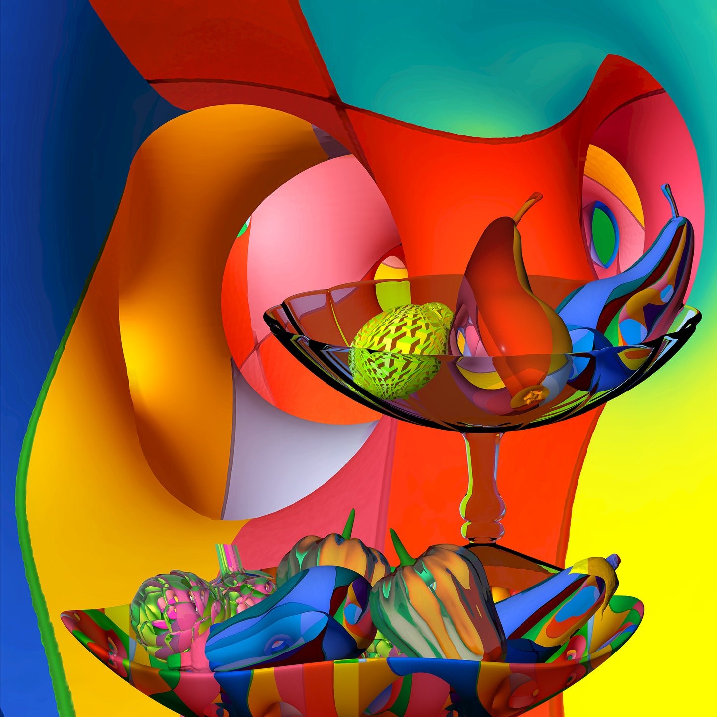 " פירות ופלפלים #1" (איסוף " טבע דומם")