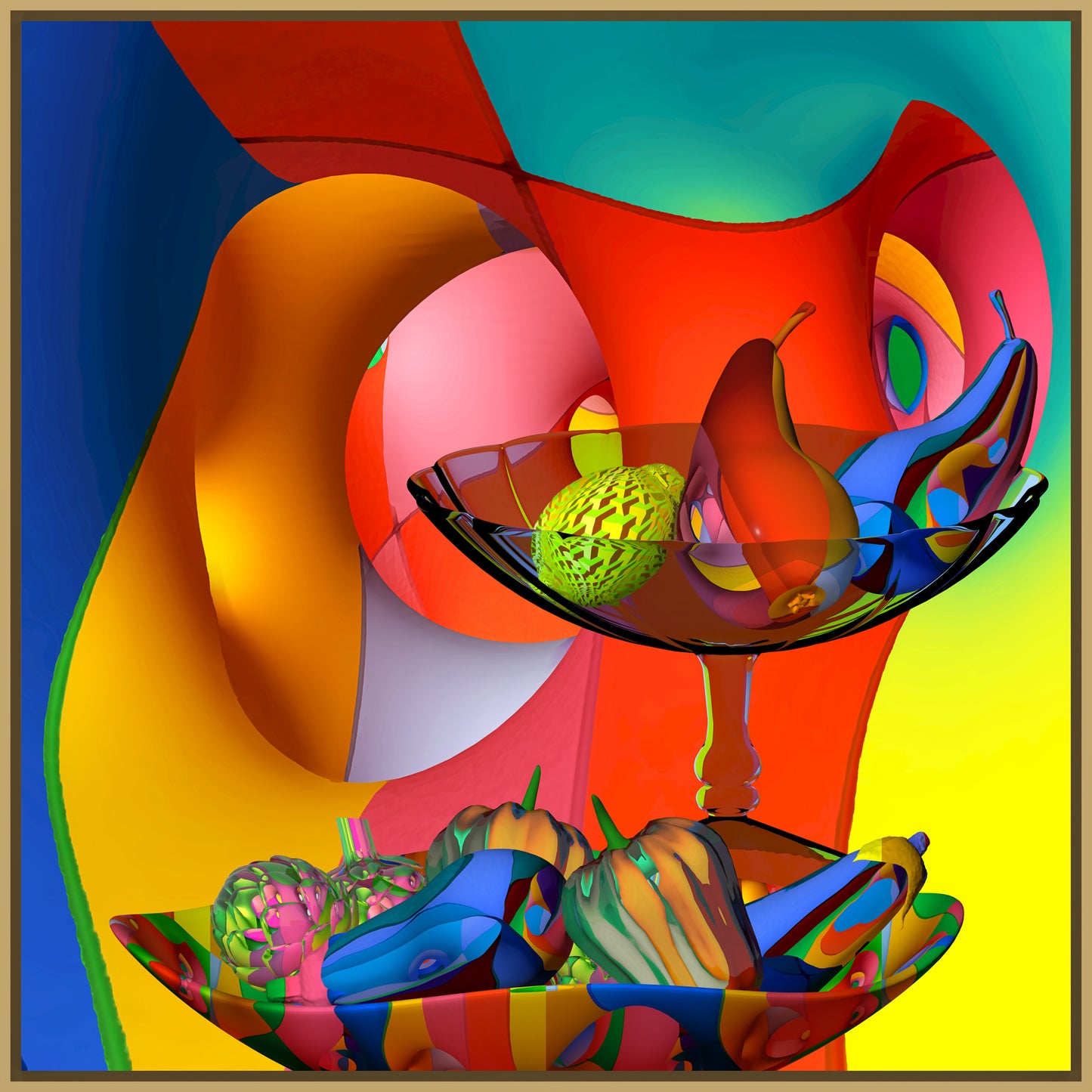 " פירות ופלפלים #1" (איסוף " טבע דומם")