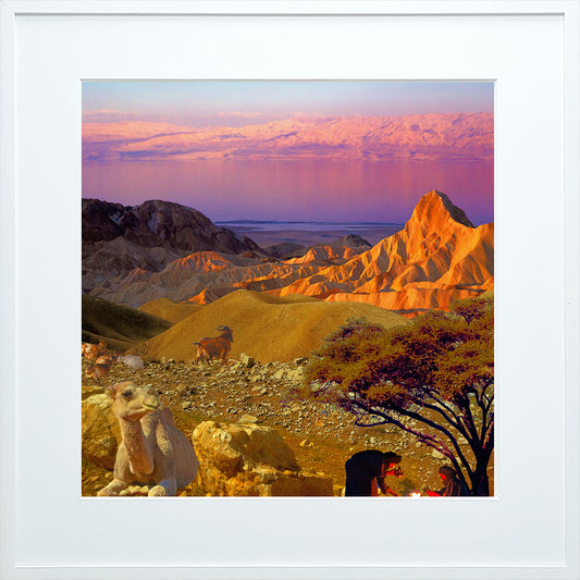 שקיעה מעל ים המלח