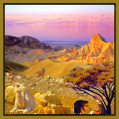 שקיעה מעל ים המלח (אוסף לאורך שבר הסורי-אפריקאי)